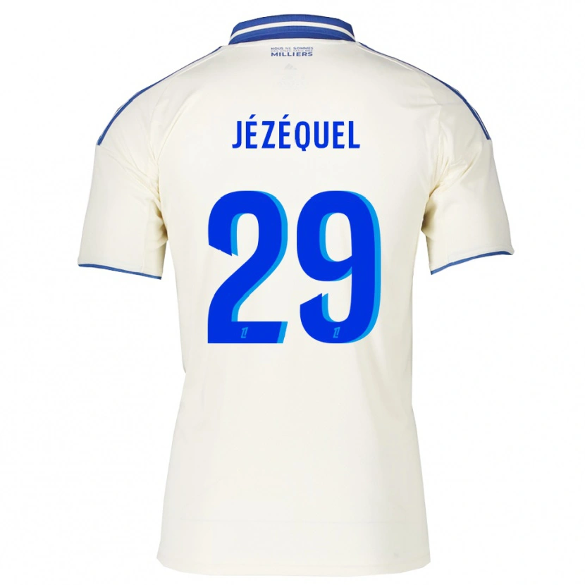 Danxen Kobiety Emmy Jézéquel #29 Szampańsko-Niebieski Wyjazdowa Koszulka 2025/26 Koszulki Klubowe