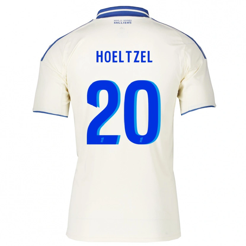 Danxen Kobiety Mégane Hoeltzel #20 Szampańsko-Niebieski Wyjazdowa Koszulka 2025/26 Koszulki Klubowe