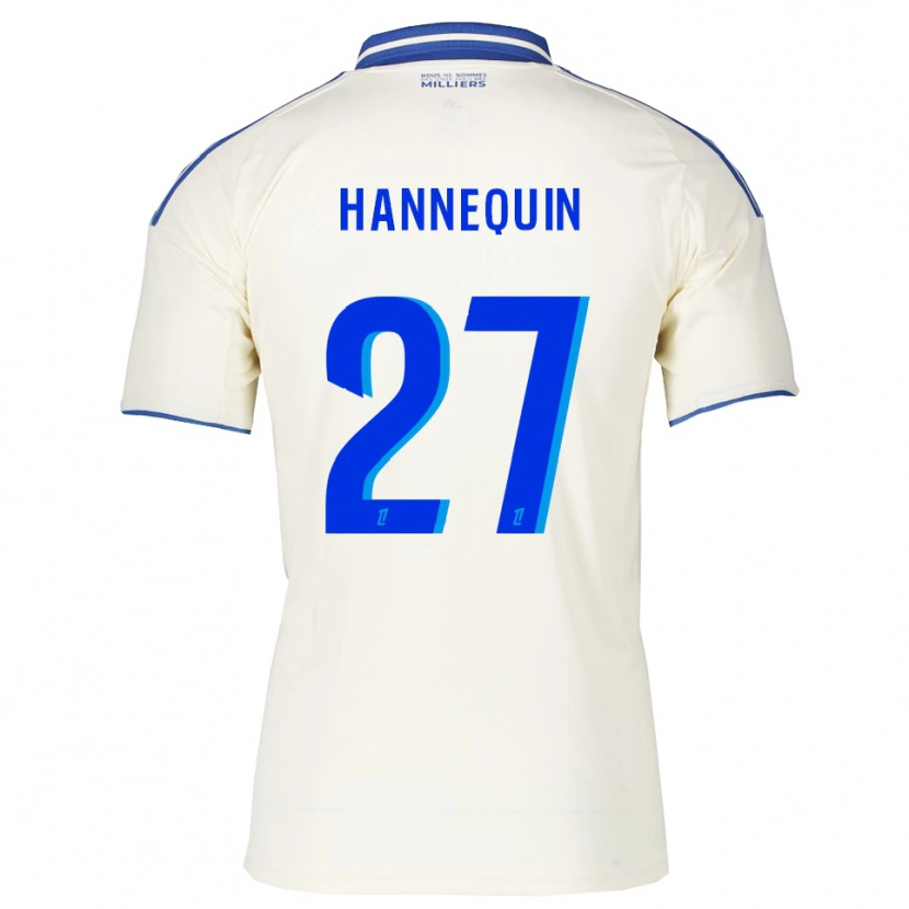 Danxen Kobiety Laurine Hannequin #27 Szampańsko-Niebieski Wyjazdowa Koszulka 2025/26 Koszulki Klubowe