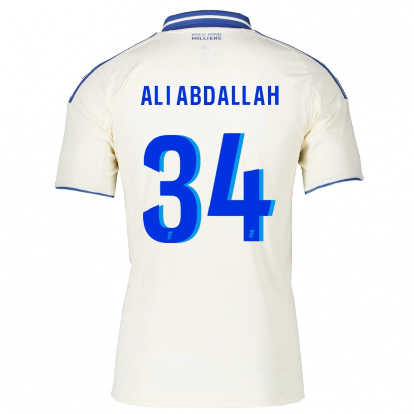 Danxen Kobiety Aboubacar Ali Abdallah #34 Szampańsko-Niebieski Wyjazdowa Koszulka 2025/26 Koszulki Klubowe
