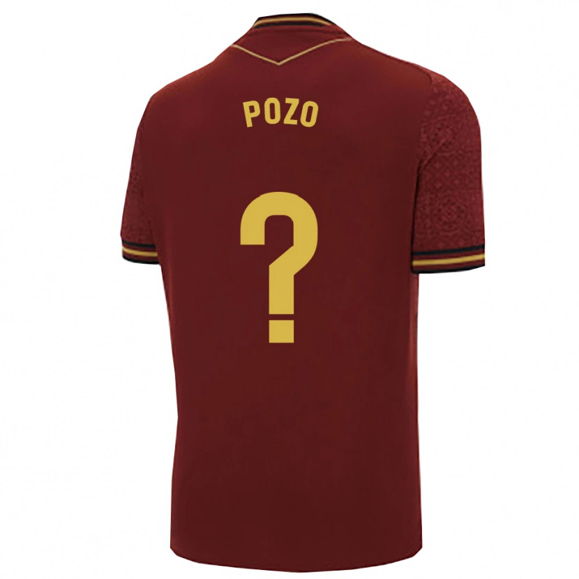 Danxen Kobiety Nicholas Pozo #0 Bordowo-Złoty Wyjazdowa Koszulka 2025/26 Koszulki Klubowe