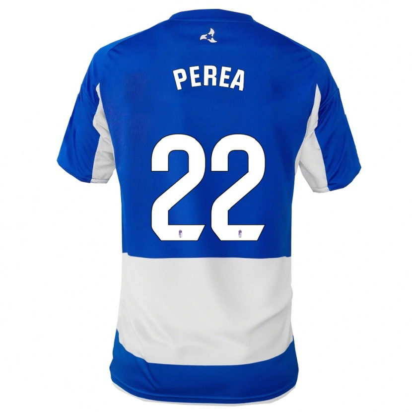 Danxen Kobiety Alberto Perea #22 Niebiesko-Biały Wyjazdowa Koszulka 2025/26 Koszulki Klubowe