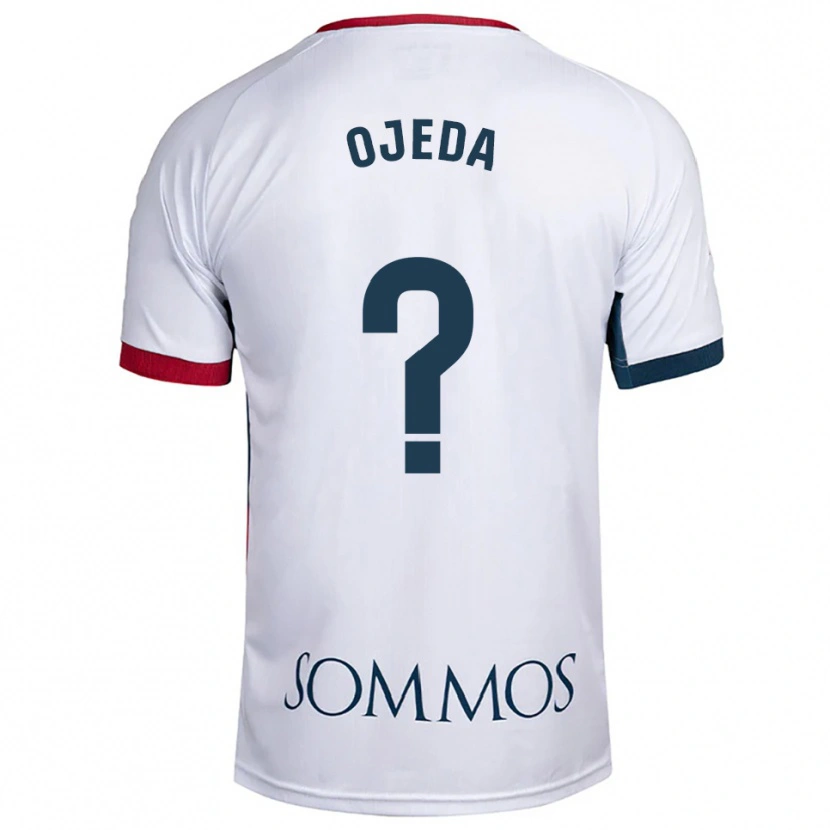 Danxen Kobiety Raúl Ojeda #0 Biało-Czerwony Wyjazdowa Koszulka 2025/26 Koszulki Klubowe