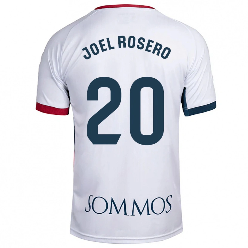 Danxen Kobiety Alexis Joel Rosero #20 Biało-Czerwony Wyjazdowa Koszulka 2025/26 Koszulki Klubowe