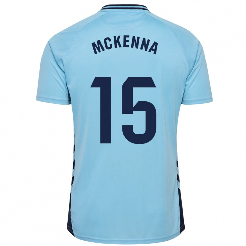 Danxen Kobiety Scott Mckenna #15 Błękitny Wyjazdowa Koszulka 2025/26 Koszulki Klubowe