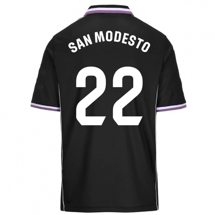 Danxen Kobiety Hugo San Modesto #22 Fioletowo-Czarny Wyjazdowa Koszulka 2025/26 Koszulki Klubowe