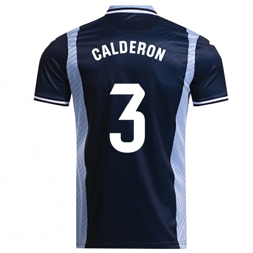 Danxen Kobiety José Calderón #3 Granatowo-Błękitny Wyjazdowa Koszulka 2025/26 Koszulki Klubowe