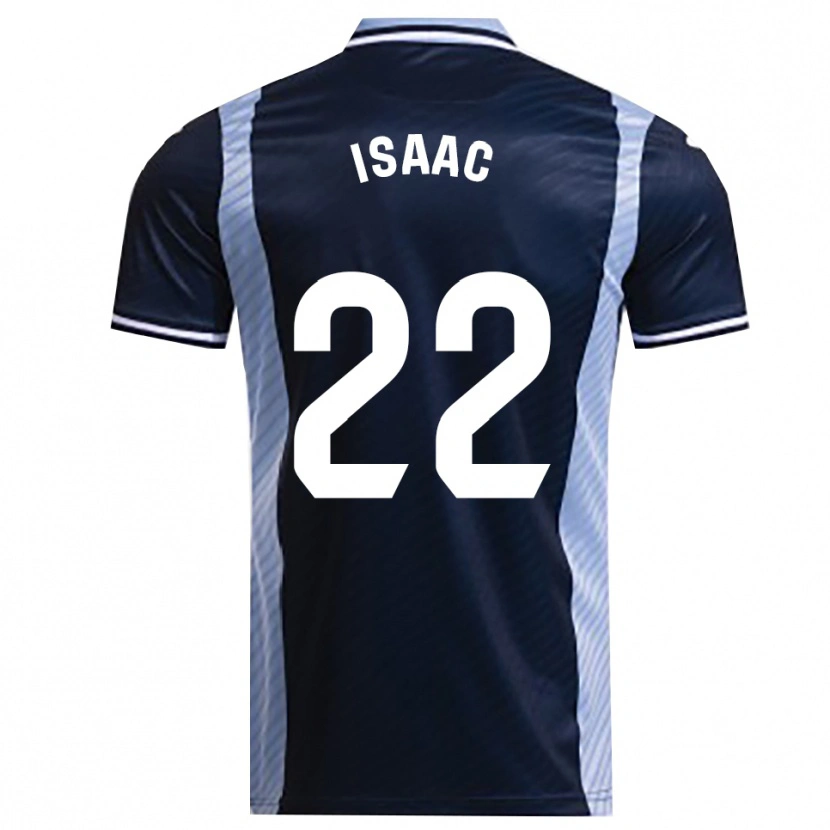 Danxen Kobiety Carlos Isaac #22 Granatowo-Błękitny Wyjazdowa Koszulka 2025/26 Koszulki Klubowe