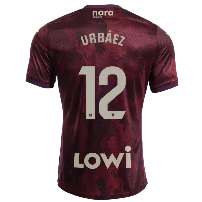 Danxen Kobiety Joao Urbáez #12 Bordowo-Biały Wyjazdowa Koszulka 2025/26 Koszulki Klubowe