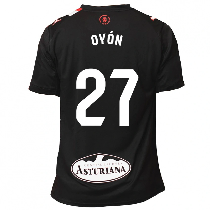 Danxen Kobiety Álex Oyón #27 Czarno-Biały Wyjazdowa Koszulka 2025/26 Koszulki Klubowe