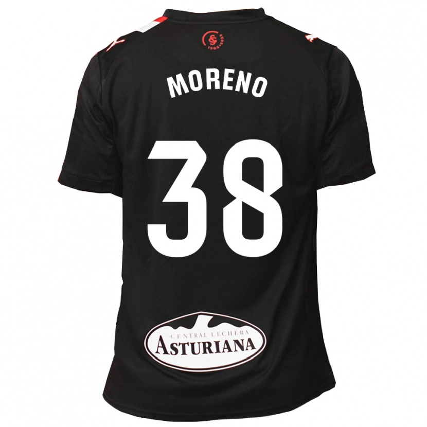 Danxen Kobiety Gerard Moreno #38 Czarno-Biały Wyjazdowa Koszulka 2025/26 Koszulki Klubowe