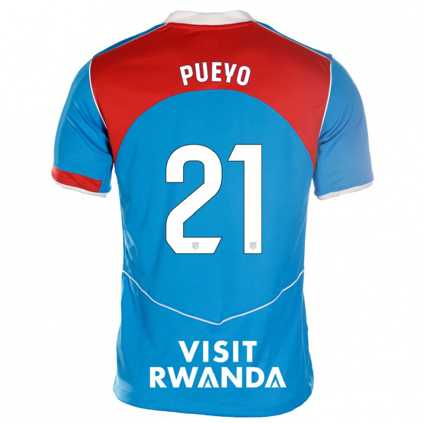 Danxen Kobiety Jano Monserrate #21 Niebiesko-Biały Trzeci Komplet Koszulka 2025/26 Koszulki Klubowe