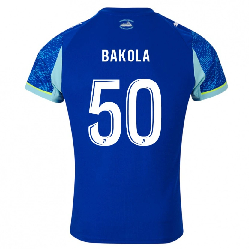 Danxen Kobiety Darryl Bakola #50 Błękitno-Biały Trzeci Komplet Koszulka 2025/26 Koszulki Klubowe