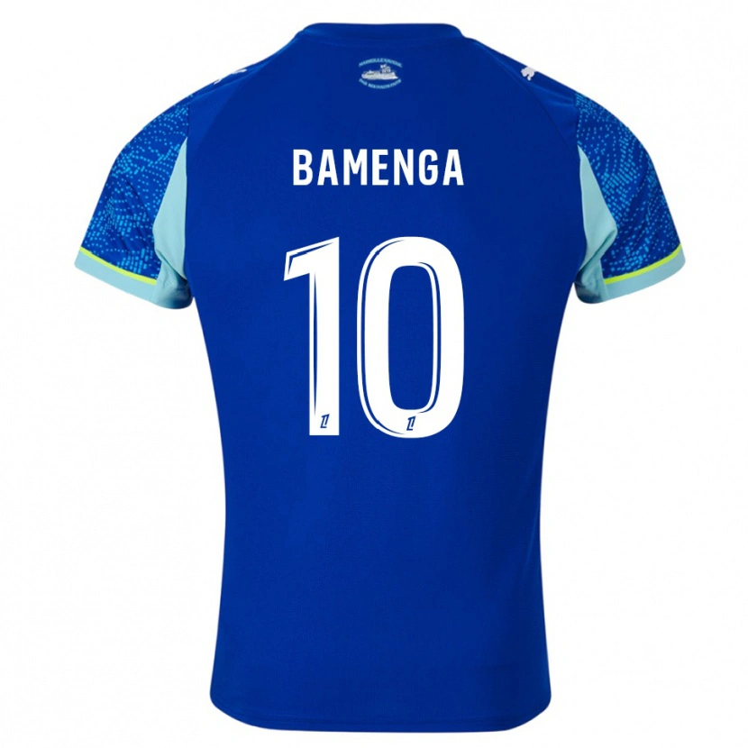 Danxen Kobiety Naomie Bamenga #10 Błękitno-Biały Trzeci Komplet Koszulka 2025/26 Koszulki Klubowe