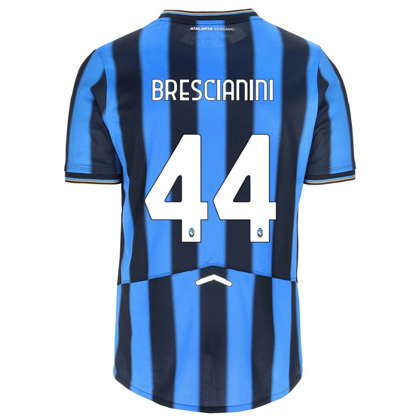 Danxen Dzieci Marco Brescianini #44 Błękitny Czarny Domowa Koszulka 2025/26 Koszulki Klubowe