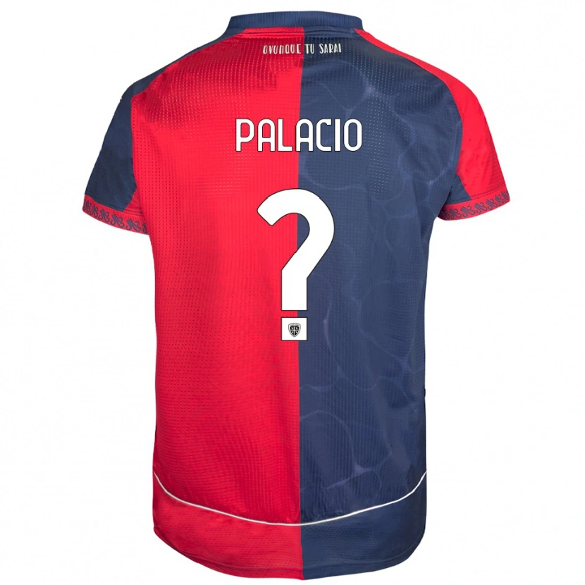 Danxen Dzieci Diego Palacio #0 Czerwony Granatowy Domowa Koszulka 2025/26 Koszulki Klubowe