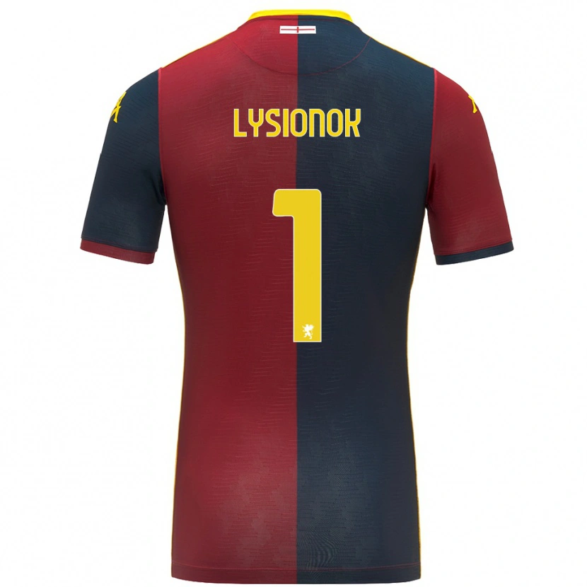 Danxen Dzieci Ernestas Lysionok #1 Czerwony Królewski Niebieski Domowa Koszulka 2025/26 Koszulki Klubowe