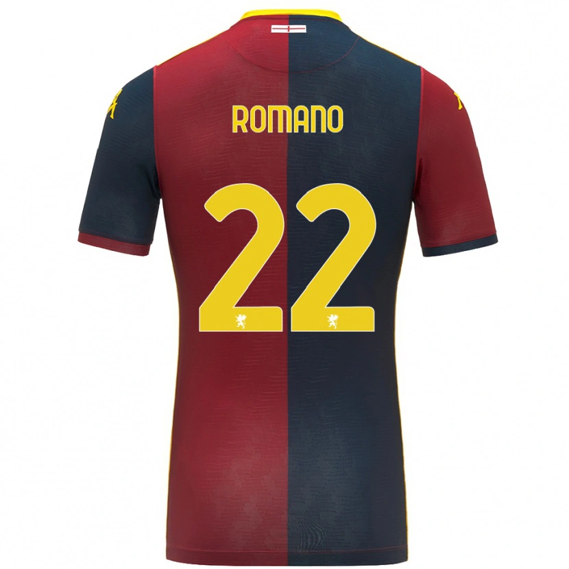 Danxen Dzieci Andrew Romano #22 Czerwony Królewski Niebieski Domowa Koszulka 2025/26 Koszulki Klubowe