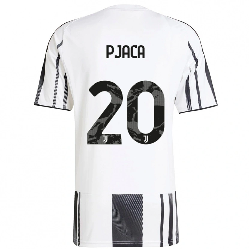 Danxen Dzieci Marko Pjaca #20 Biały Czarny Domowa Koszulka 2025/26 Koszulki Klubowe