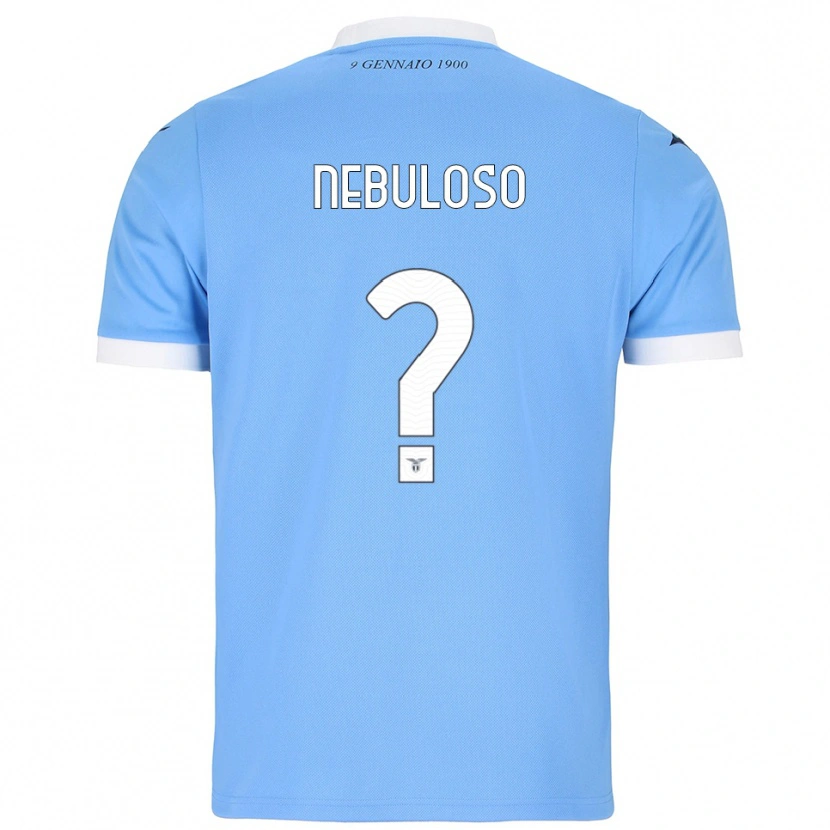 Danxen Dzieci Giulio Nebuloso #0 Błękitny Biały Domowa Koszulka 2025/26 Koszulki Klubowe