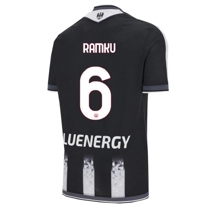 Danxen Dzieci Alex Ramku #6 Czarny Biały Domowa Koszulka 2025/26 Koszulki Klubowe