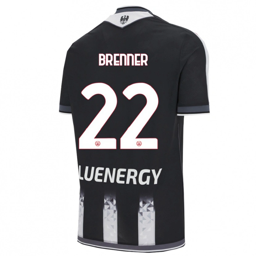 Danxen Dzieci Brenner #22 Czarny Biały Domowa Koszulka 2025/26 Koszulki Klubowe
