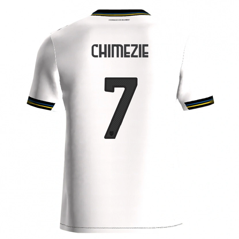 Danxen Dzieci Giorgio Chimezie #7 Biały Czarny Domowa Koszulka 2025/26 Koszulki Klubowe