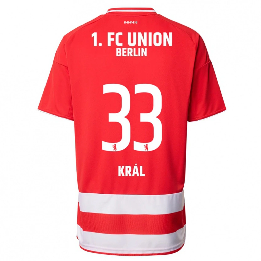 Danxen Dzieci Alex Král #33 Czerwony Biały Domowa Koszulka 2025/26 Koszulki Klubowe