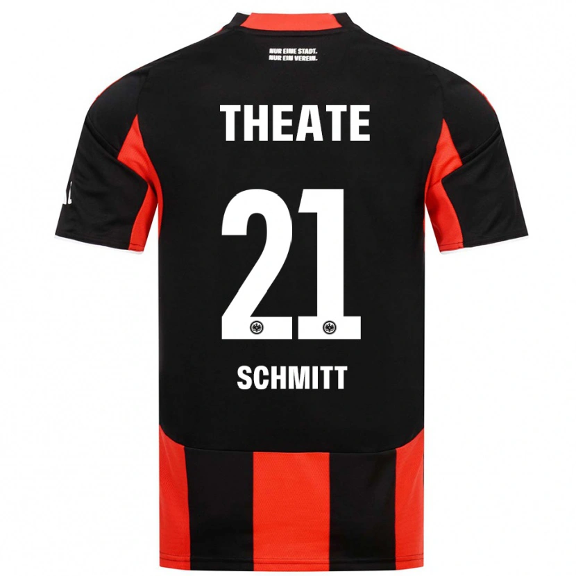 Danxen Dzieci Joshua Schmitt #21 Czarny Czerwony Domowa Koszulka 2025/26 Koszulki Klubowe