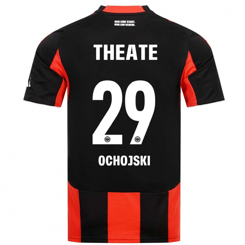 Danxen Dzieci Nico Ochojski #29 Czarny Czerwony Domowa Koszulka 2025/26 Koszulki Klubowe