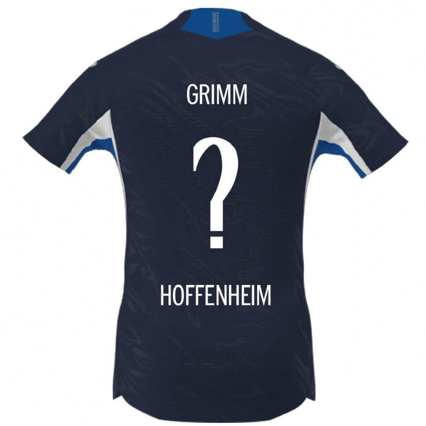 Danxen Dzieci Janna Grimm #0 Granatowy Biały Domowa Koszulka 2025/26 Koszulki Klubowe