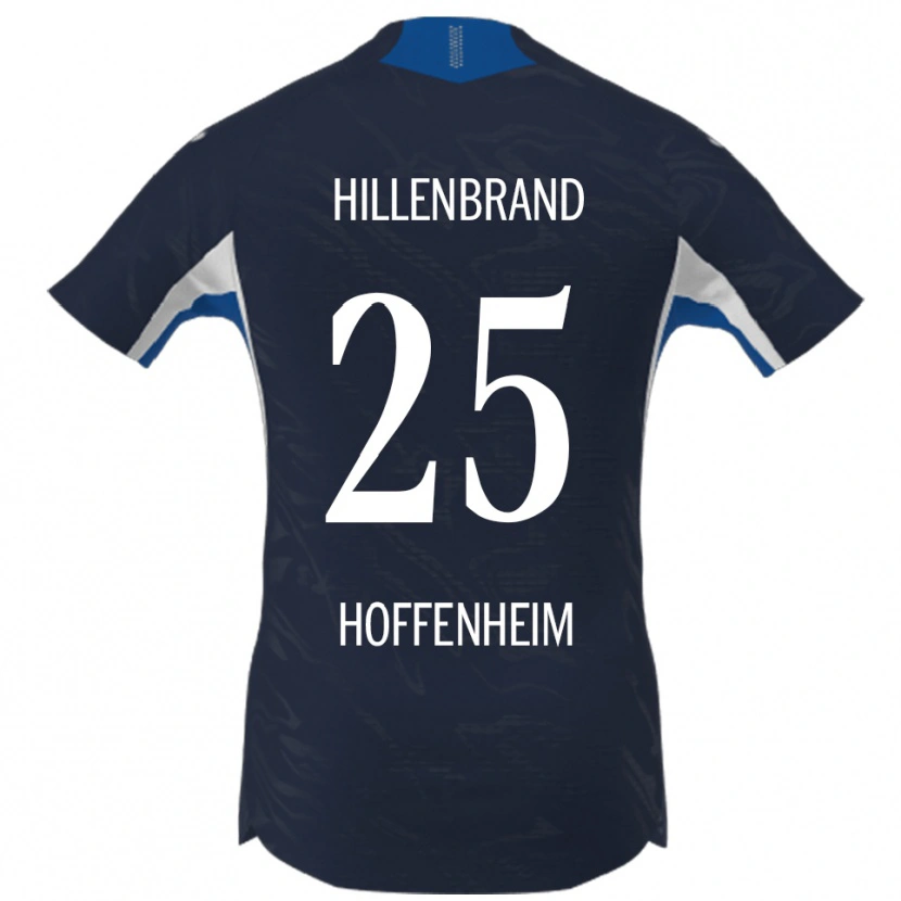 Danxen Dzieci Jack Hillenbrand #25 Granatowy Biały Domowa Koszulka 2025/26 Koszulki Klubowe