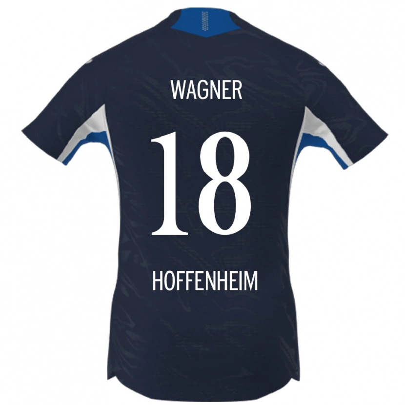 Danxen Dzieci Ricardo Wagner #18 Granatowy Biały Domowa Koszulka 2025/26 Koszulki Klubowe