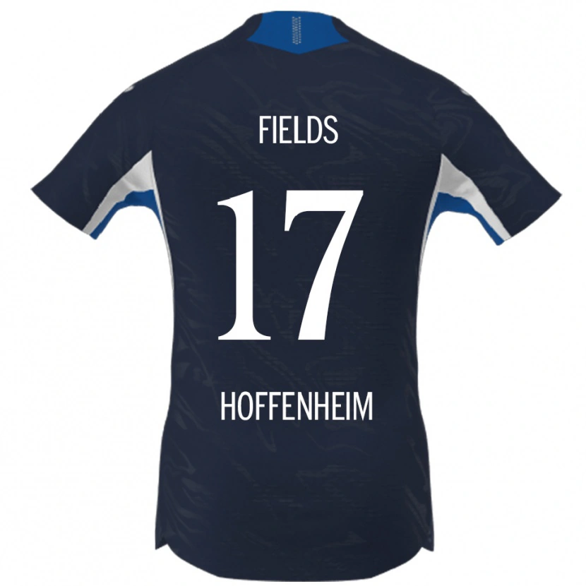 Danxen Dzieci Jykese Fields #17 Granatowy Biały Domowa Koszulka 2025/26 Koszulki Klubowe