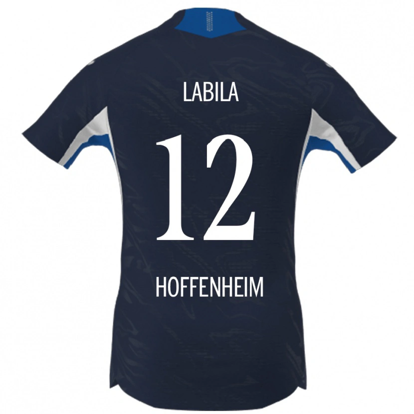 Danxen Dzieci Daniel Labila #12 Granatowy Biały Domowa Koszulka 2025/26 Koszulki Klubowe