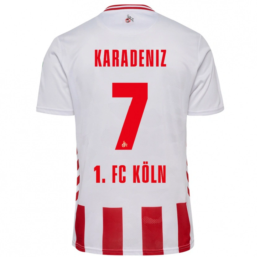 Danxen Dzieci Thierry Karadeniz #7 Biały Czerwony Domowa Koszulka 2025/26 Koszulki Klubowe