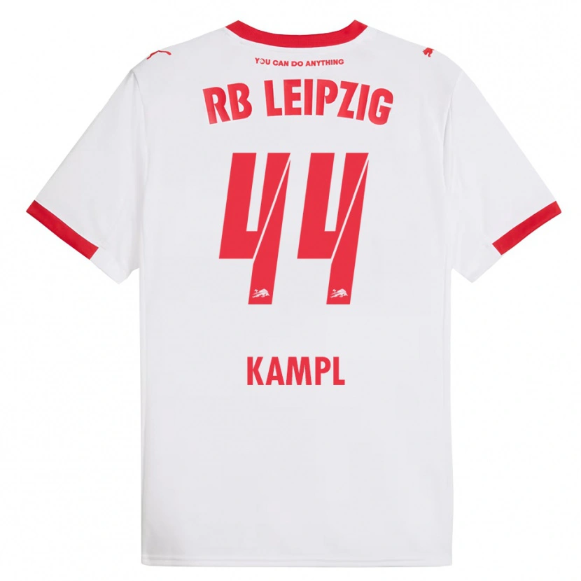 Danxen Dzieci Kevin Kampl #44 Biały Czerwony Domowa Koszulka 2025/26 Koszulki Klubowe