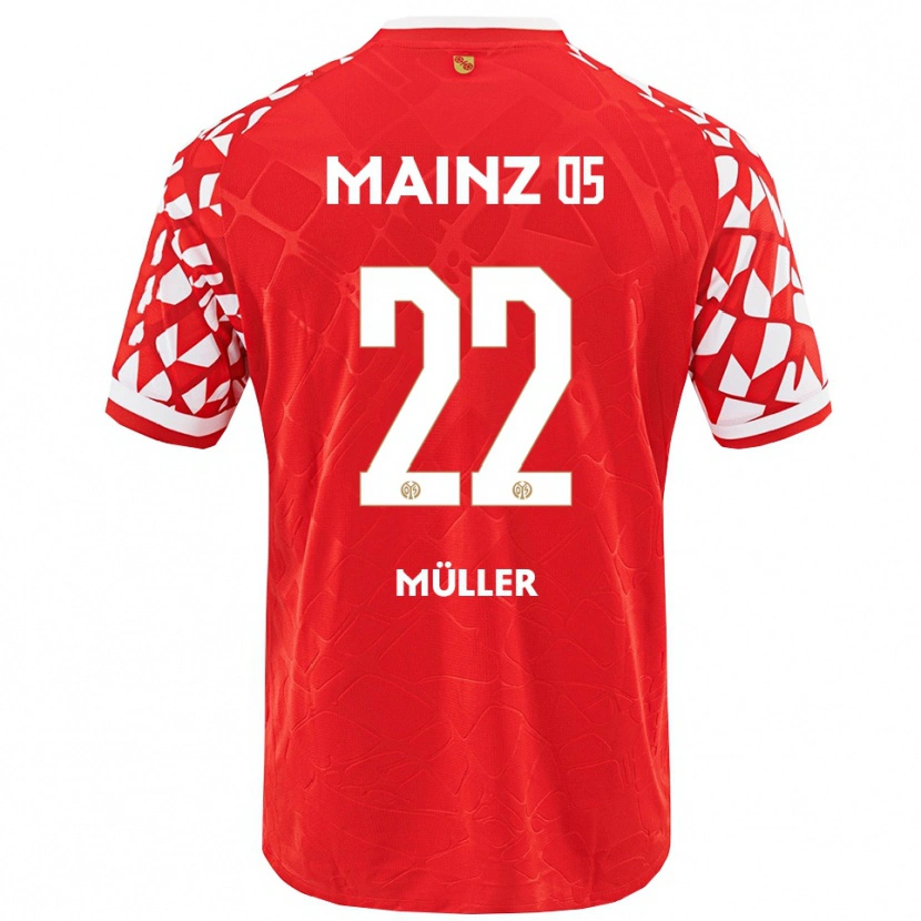 Danxen Dzieci Tim Müller #22 Czerwony Biały Domowa Koszulka 2025/26 Koszulki Klubowe