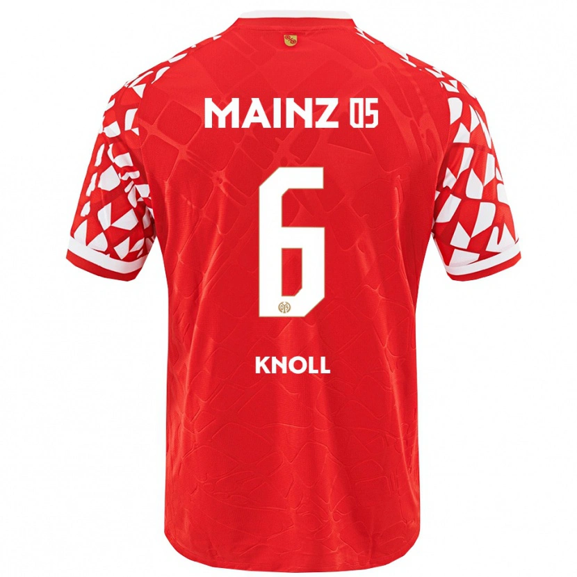 Danxen Dzieci Max Knoll #6 Czerwony Biały Domowa Koszulka 2025/26 Koszulki Klubowe