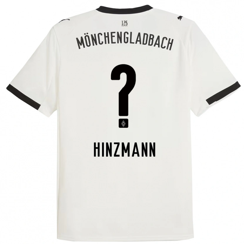 Danxen Dzieci Sinan Hinzmann #0 Biały Czarny Domowa Koszulka 2025/26 Koszulki Klubowe
