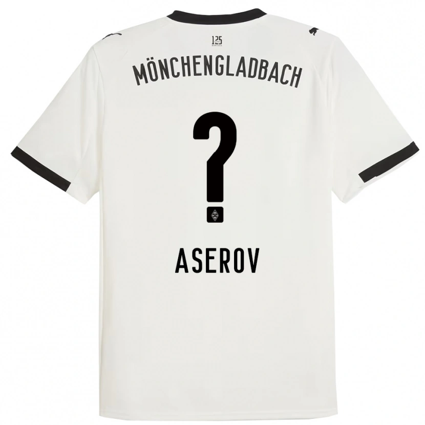 Danxen Dzieci Daniel Aserov #0 Biały Czarny Domowa Koszulka 2025/26 Koszulki Klubowe