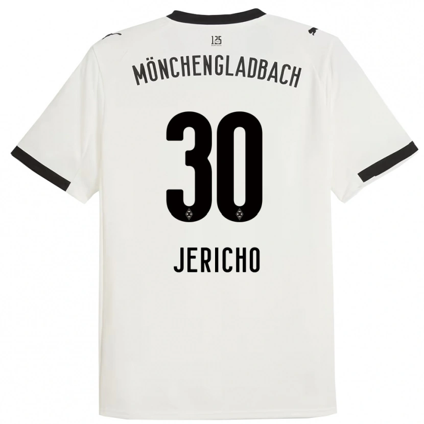 Danxen Dzieci Aidan Jericho #30 Biały Czarny Domowa Koszulka 2025/26 Koszulki Klubowe