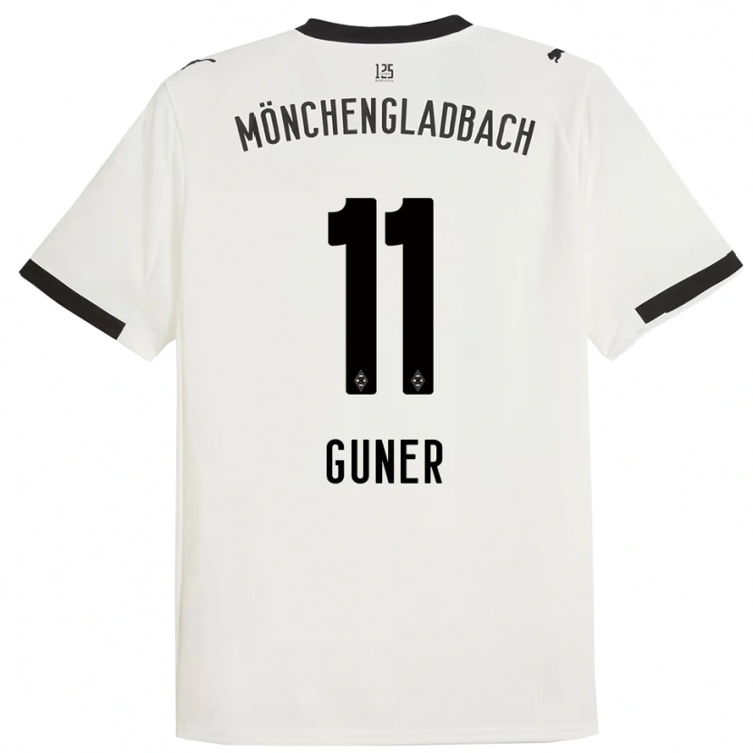 Danxen Dzieci Can Armando Güner #11 Biały Czarny Domowa Koszulka 2025/26 Koszulki Klubowe