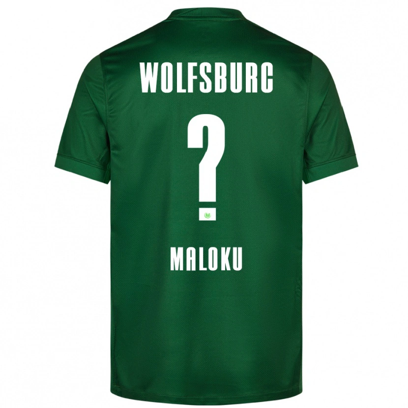 Danxen Dzieci Enuar Maloku #0 Zielony Biały Domowa Koszulka 2025/26 Koszulki Klubowe
