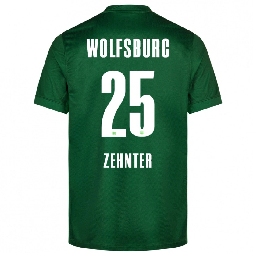 Danxen Dzieci Aaron Zehnter #25 Zielony Biały Domowa Koszulka 2025/26 Koszulki Klubowe