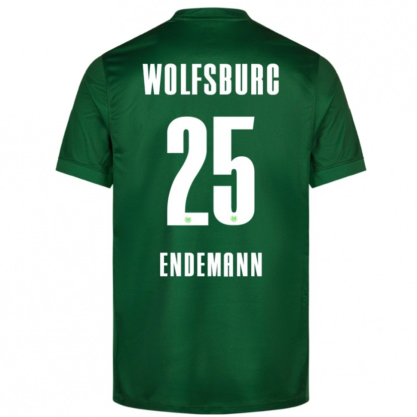 Danxen Dzieci Vivien Endemann #25 Zielony Biały Domowa Koszulka 2025/26 Koszulki Klubowe