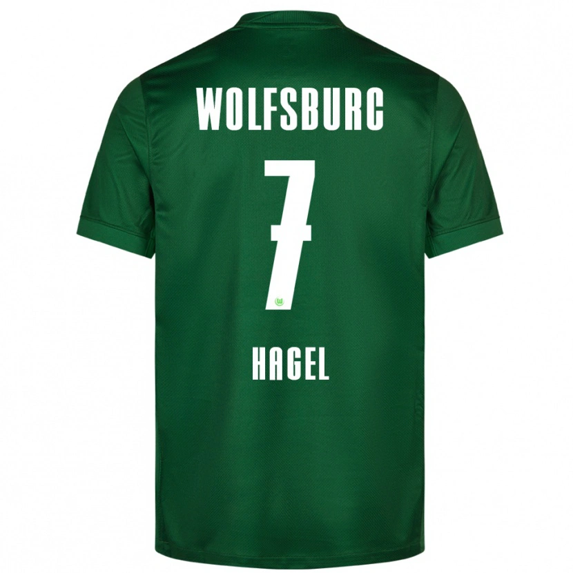 Danxen Dzieci Chantal Hagel #7 Zielony Biały Domowa Koszulka 2025/26 Koszulki Klubowe