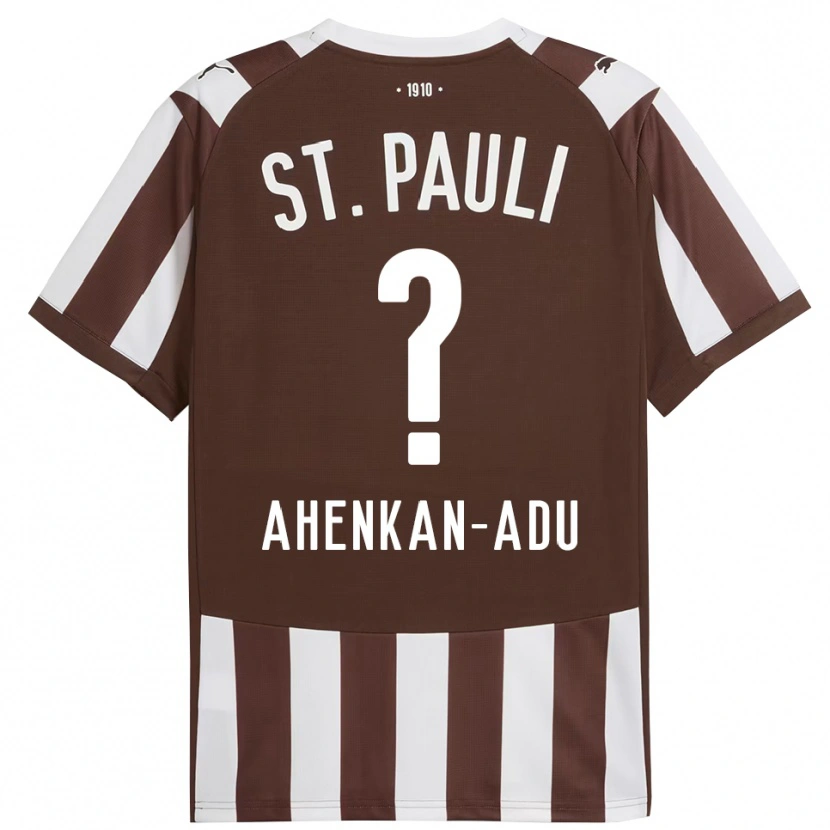 Danxen Dzieci Calvin Ahenkan-Adu #0 Kawa Z Mlekiem Biały Domowa Koszulka 2025/26 Koszulki Klubowe