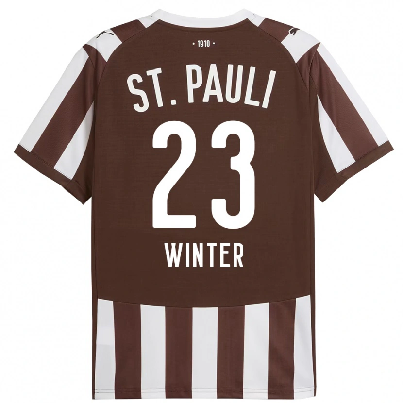 Danxen Dzieci Nik Winter #23 Kawa Z Mlekiem Biały Domowa Koszulka 2025/26 Koszulki Klubowe