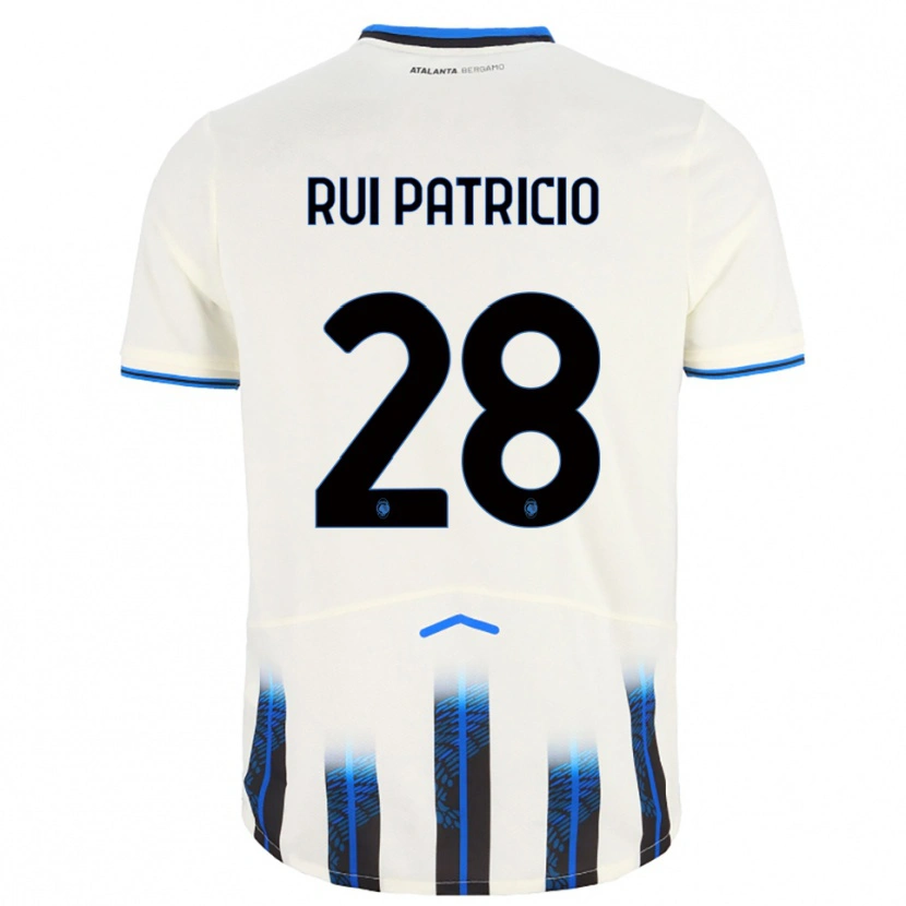 Danxen Dzieci Rui Patricio #28 Biały Niebieski Wyjazdowa Koszulka 2025/26 Koszulki Klubowe